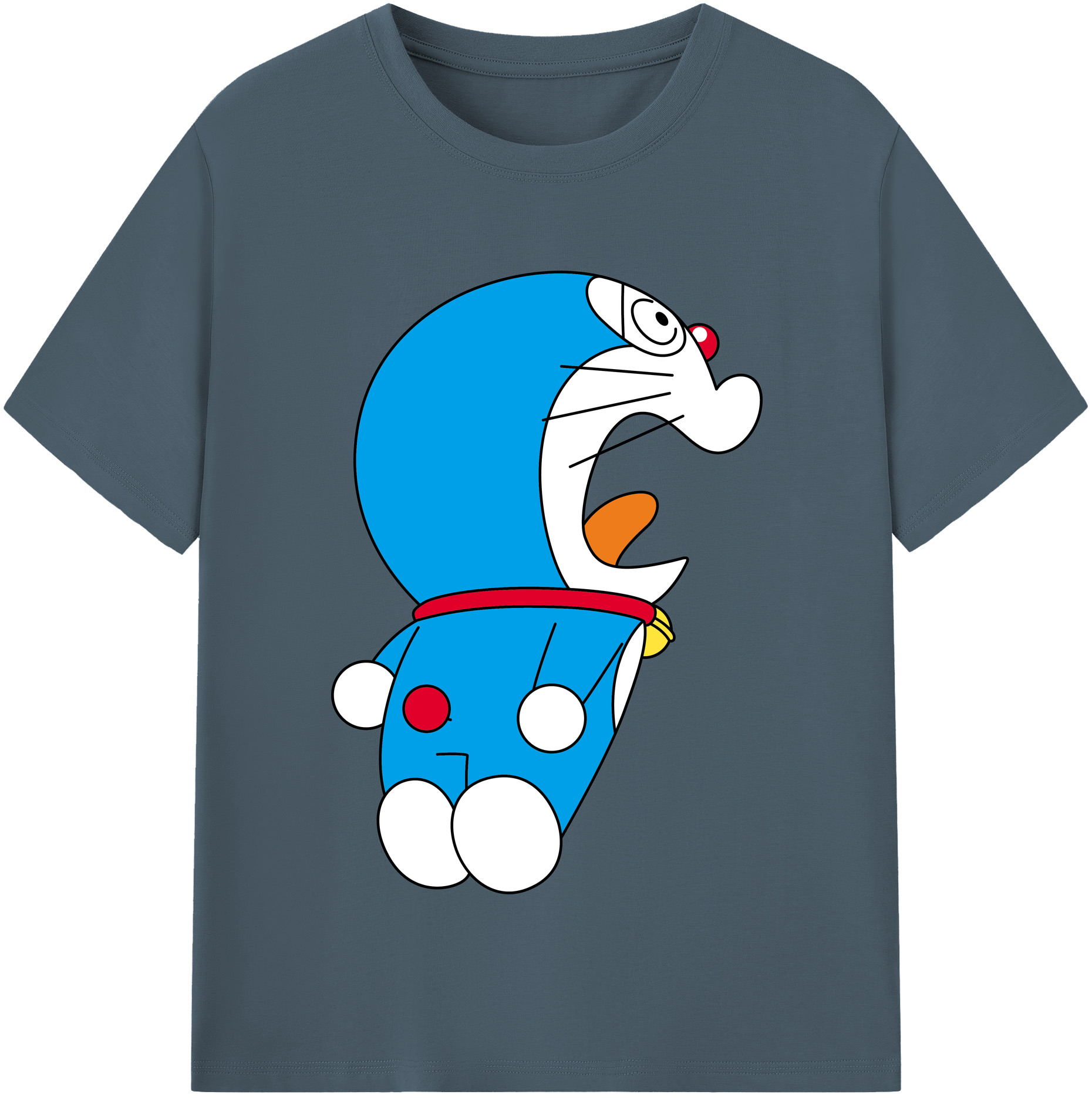 （画像用） ドラえもん Doraemon 綿100％半袖Tシャツ（フロントプリント）